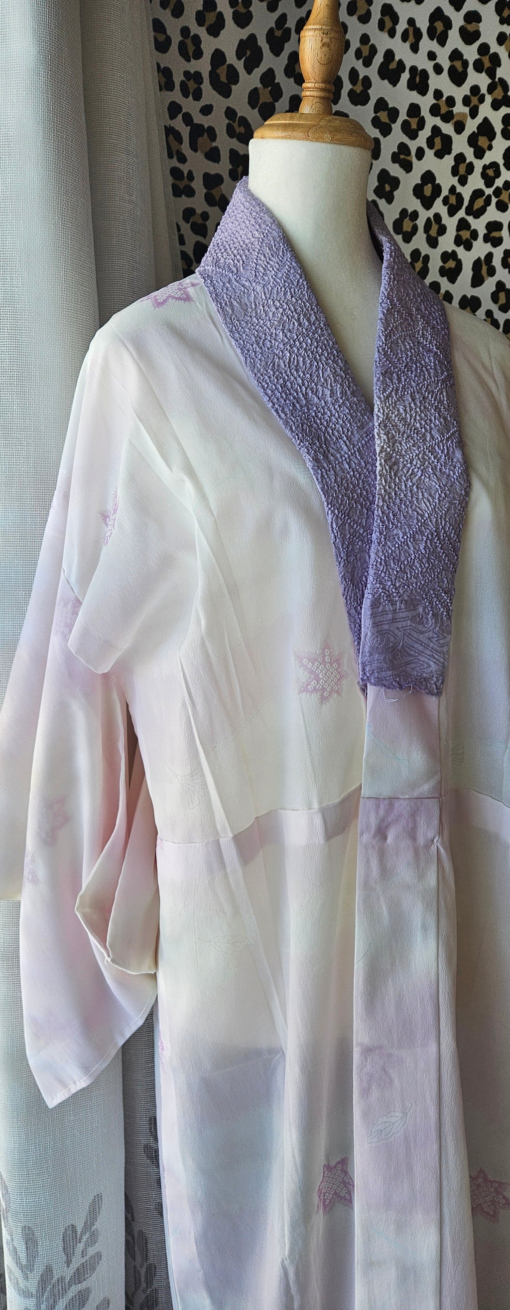 Purple Maple leaf under Kimono