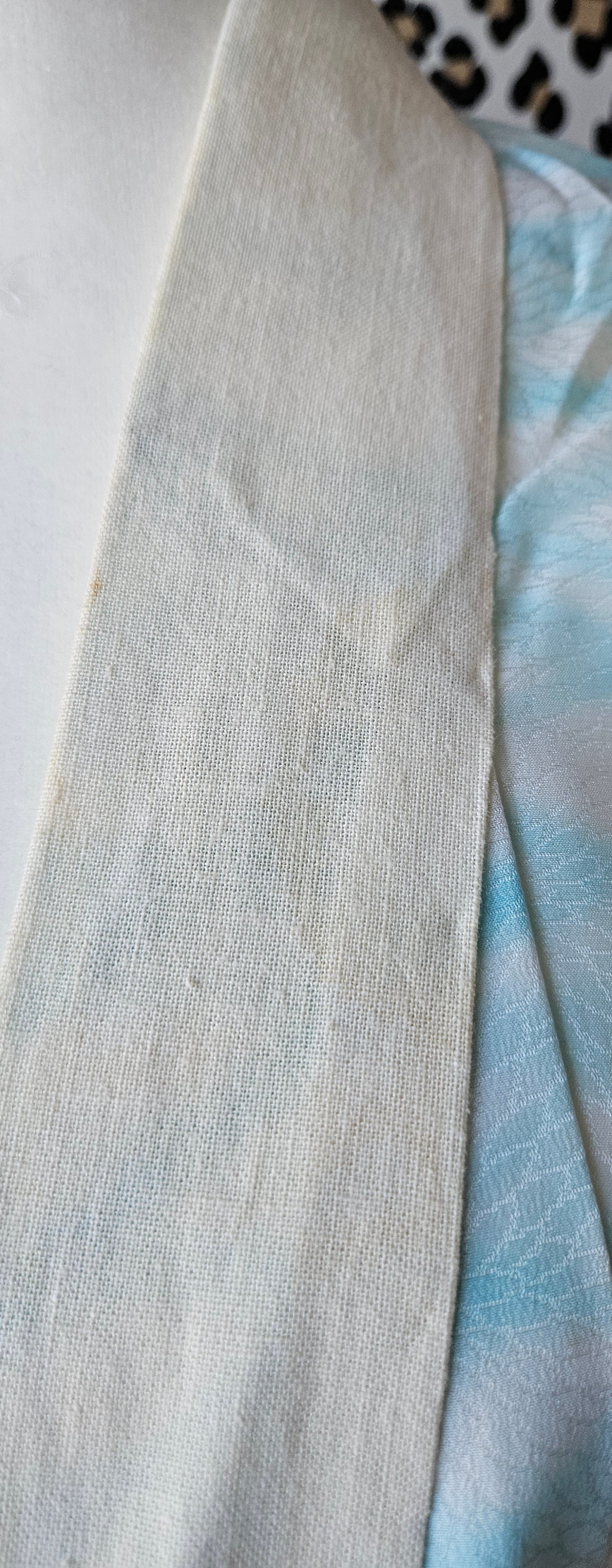 Shibori Teal under Kimono