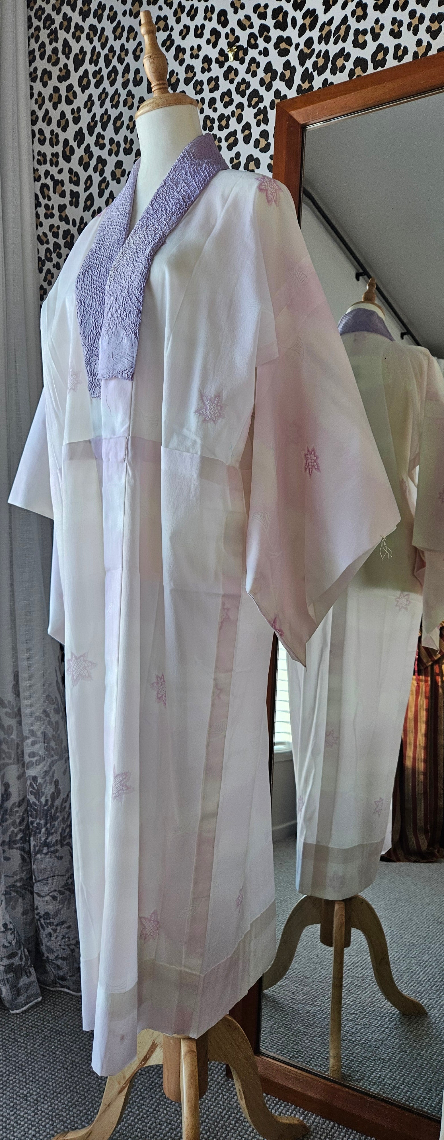 Purple Maple leaf under Kimono