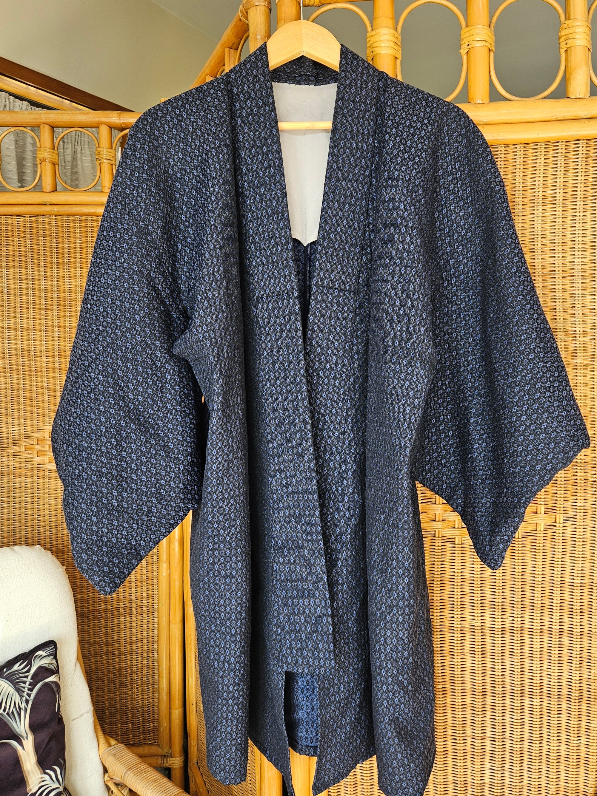 Navy Woolen Haori - Updated fit