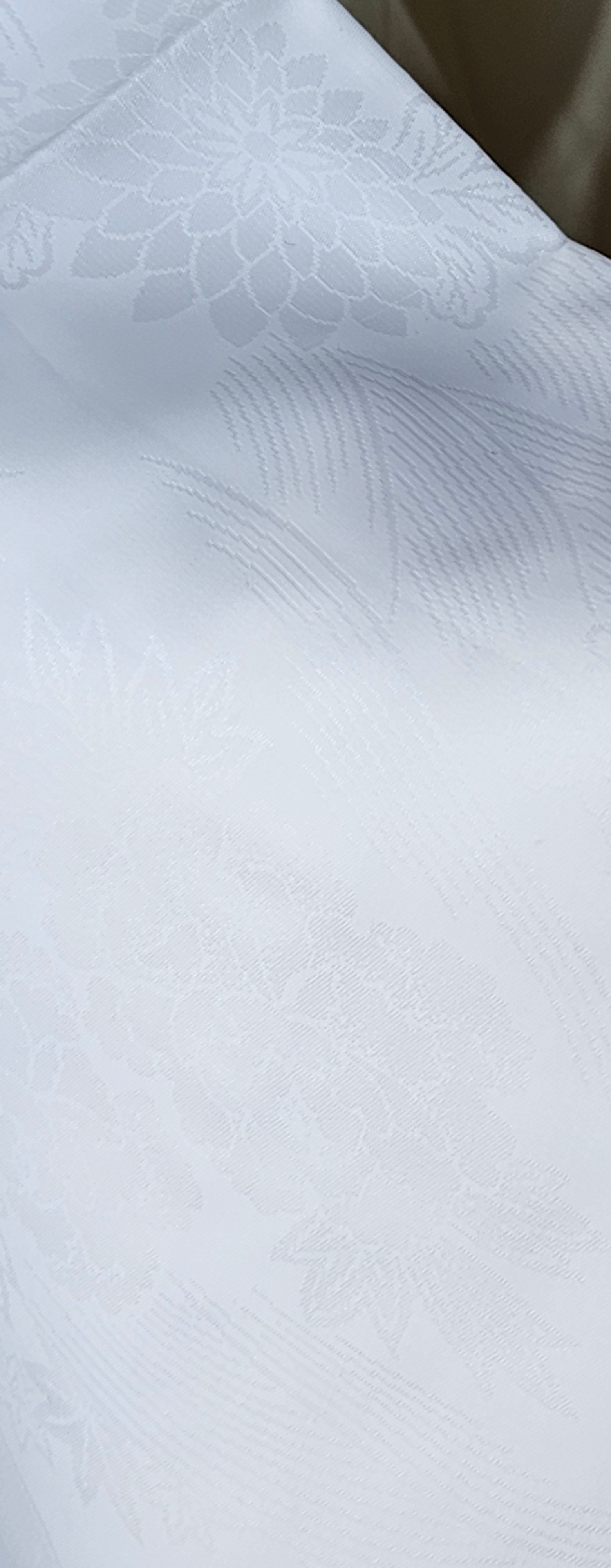 White silk under kimono